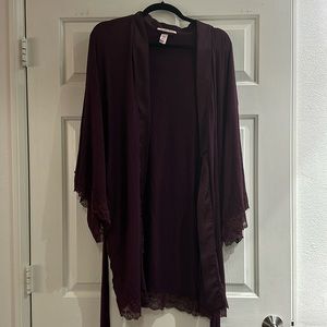 Victoria’s Secret robe in eggplant